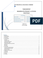 Term Report Brands4You Project Stocks Portfolio: Strategic Financial Analysis & Design