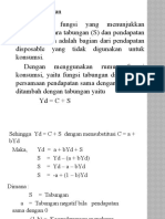 fungsi tabungan dan penerapan fungsi nonlinier