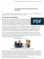 Group Decision Support Systems (GDSS)