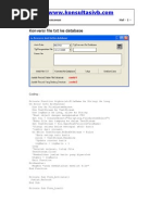 Konversi File TXT Ke Database