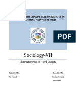 Sociology-VII: Pandit Lakhmi Chand State University of Performing and Visual Arts
