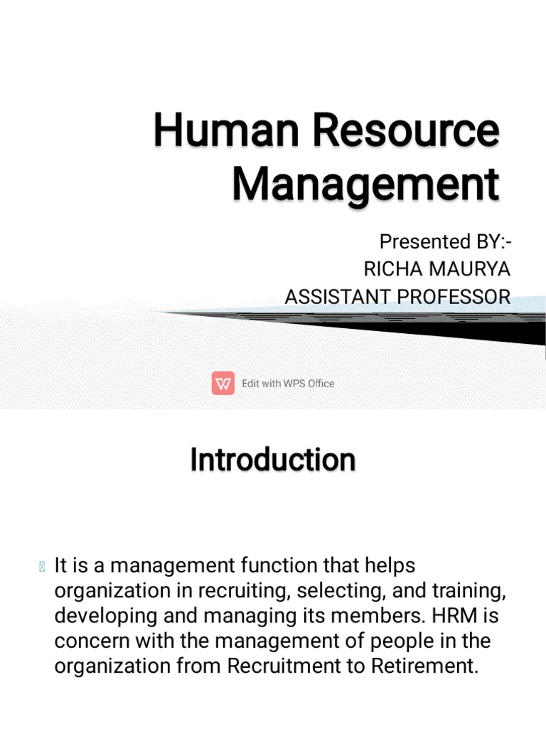 Human Resource Management | PDF | Human Resource Management | Employment