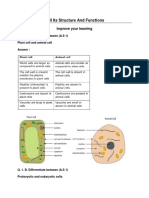 Cell Its Structure and Functions: Improve Your Learning