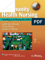 Community Health Nursing 7th Ed J Allender, Et Al , Lippincott,