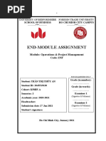 End-Module Assignment: University of Bedfordshire Foreign Trade University