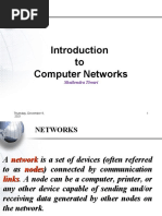 To Computer Networks: Shailendra Tiwari