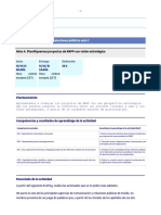 86.522 - Introducción A Las Relaciones Públicas Aula 3: Reto 4. Planifiquemos Proyectos de RRPP Con Visión Estratégica