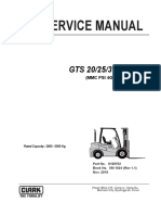 Clark Manual Service - GTS 20 25 30 33 L - PSI 4G64