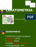 1. Ceratometria aparelho