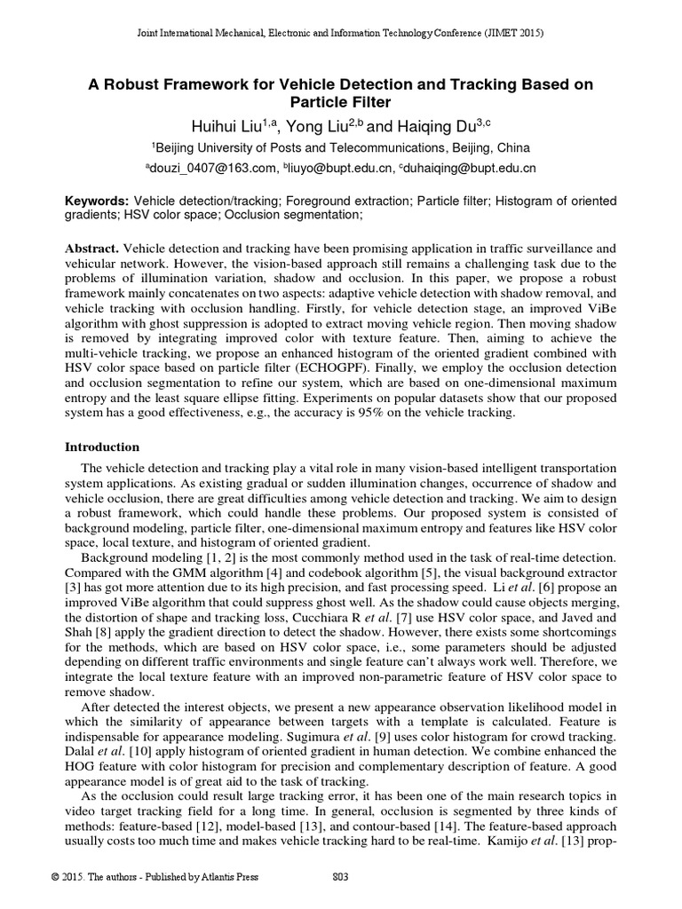 Vehicle Detection and Tracking | PDF | Image Segmentation | Computer Vision