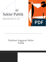 Realisasi Anggaran Sektor Publik