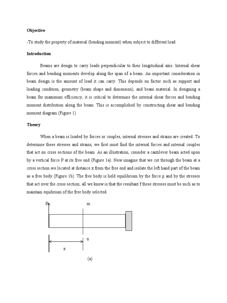 Bending Moment Analysis of Beams | PDF | Bending | Beam (Structure)