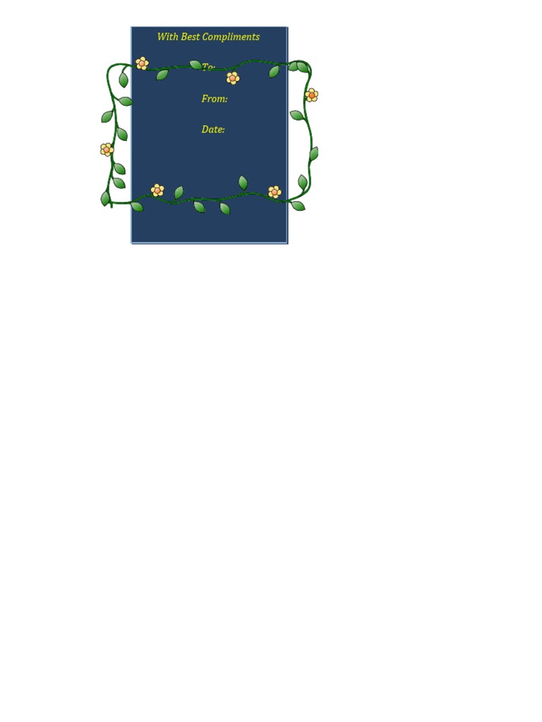 Gift Label | PDF