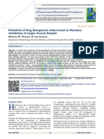 Evaluation of Drug Management Achievement in Pharmacy Installation of Langsa General Hospital