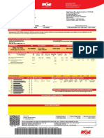 Residential electricity bill details for October 2021 consumption