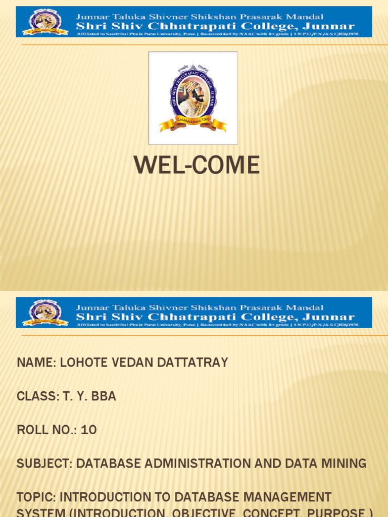 Database Administration And Data Mining Ppt Vdl Pdf Databases