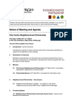 CCNP Agenda 12 May 2011