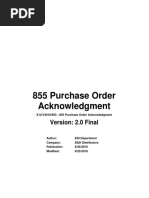 EDI 850 Purchase Order Specification | PDF | Invoice | Business