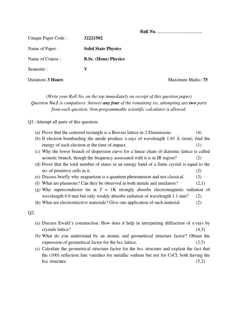 Model Test Paper 2 | PDF | Dielectric | Electron