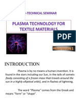 Plasma Technology For Textile Materials