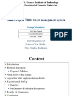 Mini Project Title:: Event Management System