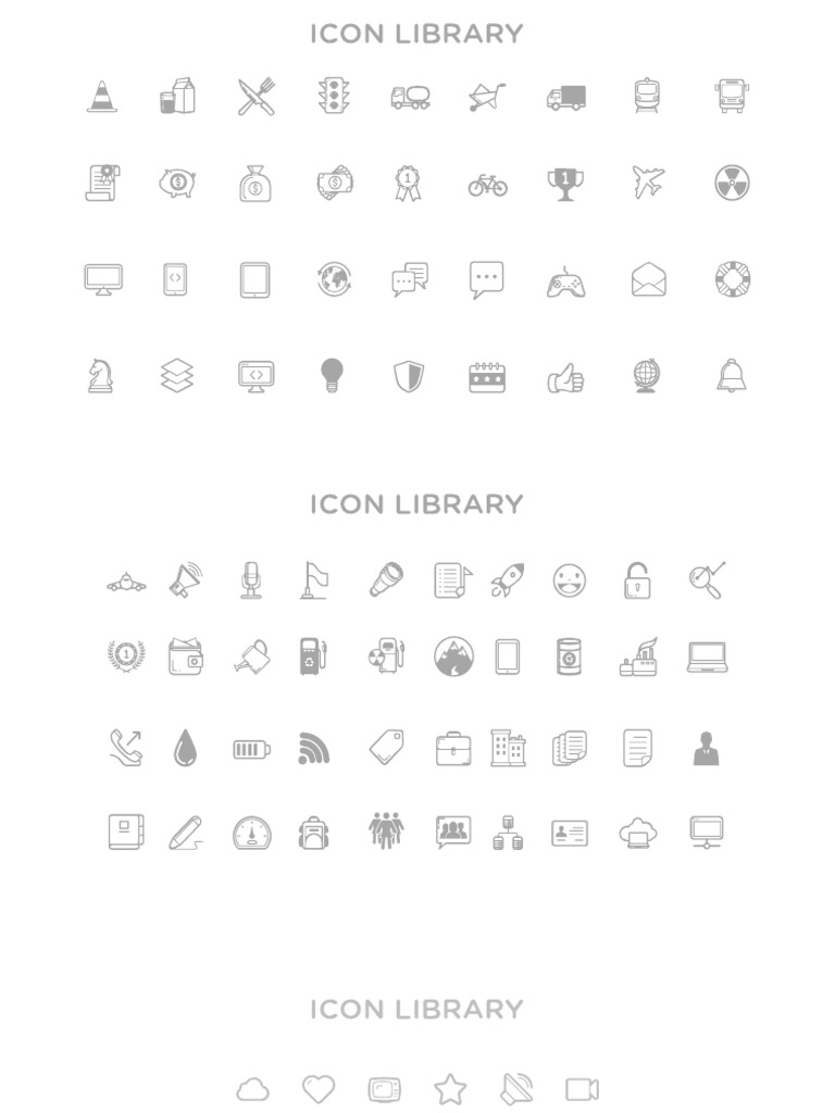 Icon Library | PDF