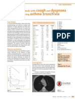 Cough Dyspnoea Asthma Bronchiale: A 33-Year-Old Female With and Mimicking