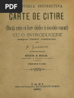 A Lambrior - Carte de Citire - Bucati Scrise Cu Litere Chirilice in Deosebite Veacuri - Cu o Introducere Asupra Limbei Romînesci (Iași, 1890)