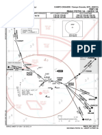 Standard departure chart for Campo Grande airport