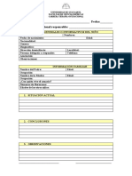 A Informe de Evaluación Inicial