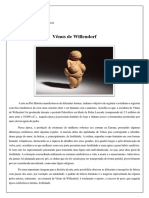 Vênus de Willendorf arte Pré-História