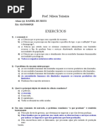 Exercícios de Economia com Gabarito | PDF | Demanda | Economia