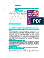Pencegahan Dan Penanggulangan Malaria