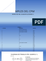 2.3.- EJEMPLOS DEL CPM GANTT  CONTINUACION DE LA PRACTICA