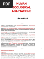 Human Ecological Adaptations: Tarun Goyal