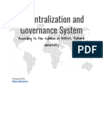 Decentralization and Governance System According to Syllabus