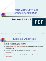 Week 06 Normal Distribution and Parameter Estimation