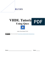 VHDL Tutorial 1 Using Qucs