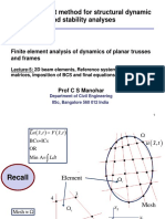 Finite Element Method For Structural Dynamic and Stability Analyses