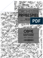 Probespiel Oboe