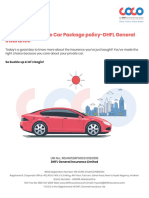 COCO Drive Private Car Package Policy Summary