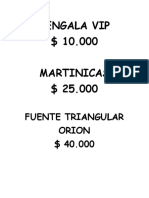 Precios Remision 27 de Nov