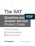 SAT Real Tests Key PDF