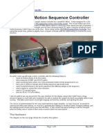 DC Motor Motion Sequence Controller Guide