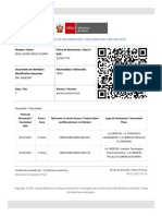 MINSA - Carnet Vacunación Document