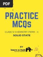 Class 12 Chemistry - Solid State - Mcqs