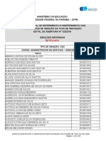 Isenções de Taxa de Inscrição UFPB