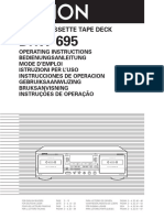 Stereo Cassette Tape Deck