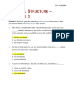 Parallel Structure Worksheet
