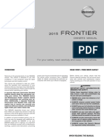 2015 Frontier Owner Manual